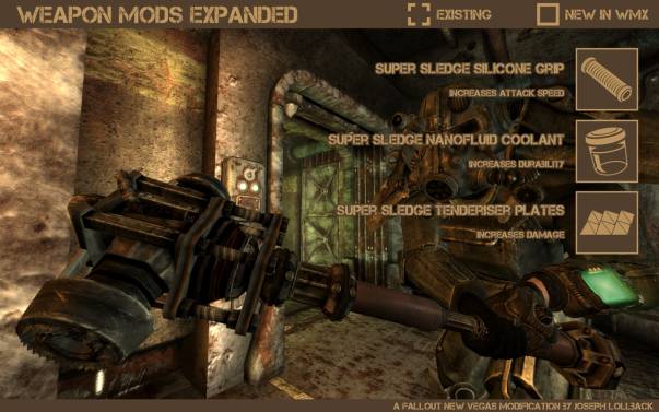 fallout new vegas removing weapon mods